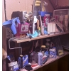 Image 1 : Painting and Sanding Supplies, Including Brushes, Sandpaper, and Rollers