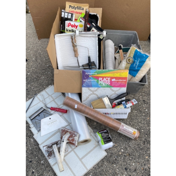 Painter's Essentials - Roller Sleeves, Scrapers, Wallpaper & More