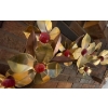 Image 2 : Brass & Bronze Metal Wall Art 37x15 Florals