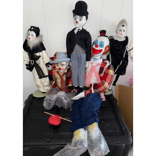 Creepy Clown Collaboration - Charlie Chaplin Bozo & More 24T