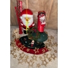 Image 1 : Christmas Collection - 3 Foot Santa Unique Tree Skirt Gift Wrap Holiday Horn & More