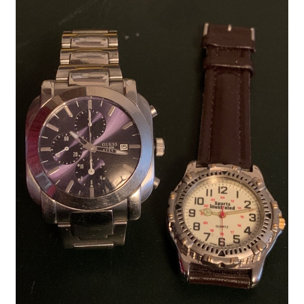 Guess Time Piece 10135G2 w/ Sports Illustrated Watch 