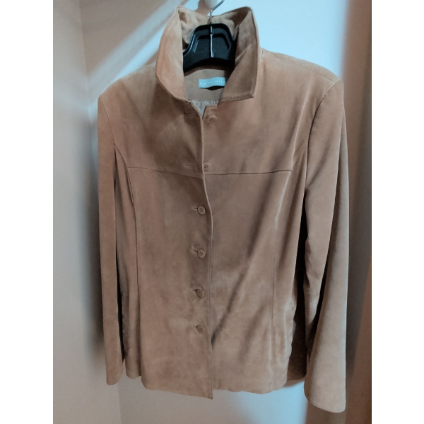 Genuine Suede Ladies Outerwear Pairing - Size XL - Minimal Wear