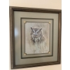 Image 1 : Robert Bateman-Grey Horned Owl Study-1987 #56-950 with Authenticity Papers 9X14