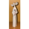 Image 2 : Lladro Figurines: Nun Holding Vase 10.5 T, Holding Mop and Bucket 10 T