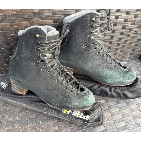 Jackson Black Figure Skates Size 7-8 Mens