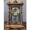 Image 7 : Beautiful Antique Ansonia New York Late 19th Century Gilt Bronze Mantle Clock - 16T 