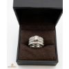 Image 8 : 19K Diamond White Gold ( 3-Piece) Engagement Ring Set  Round-Cut Solitaire Center Stone 11.83G