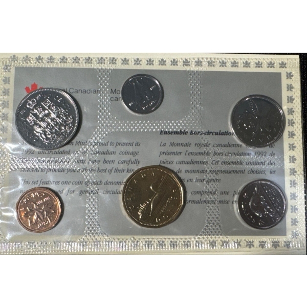 1992 Uncirculated Coin Set