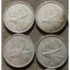 Image 2 : Canadian 25-cent Pieces 80% Silver 64.13 Grams