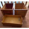 Image 1 : Pair of Wooden Crates (18L, 9T) & Wooden Tray 