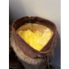 Image 3 : vintage beautiful handcrafted moccasins 16” high well crafted with hand beading beaver and deer fur 