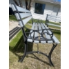 Image 5 : Two Lovely Cast Iron Edged Backyard/Park Benches (2) identical items