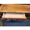 Image 4 : Vintage 3 Tiered Console Table in Olive Ash Burl Veneer - 54w x 28h x 14d