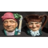 Image 2 : 4 Mini Royal Doulton Mugs (1966 The Lumberjack D6613, Old Charley D5527, 