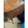 Image 3 : Wooden Drop-Leaf Side Table with Two Drawers