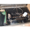 Image 6 : Singer CAJ6-8 Sewing Machine in Box, Singer Buttonholer & Sewing Supplies in Box