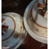 Image 2 : Holiday Tableware Set of 3 Serving Dishes with Lids and Bow Top Design- Largest 12 Diameter, 6 T