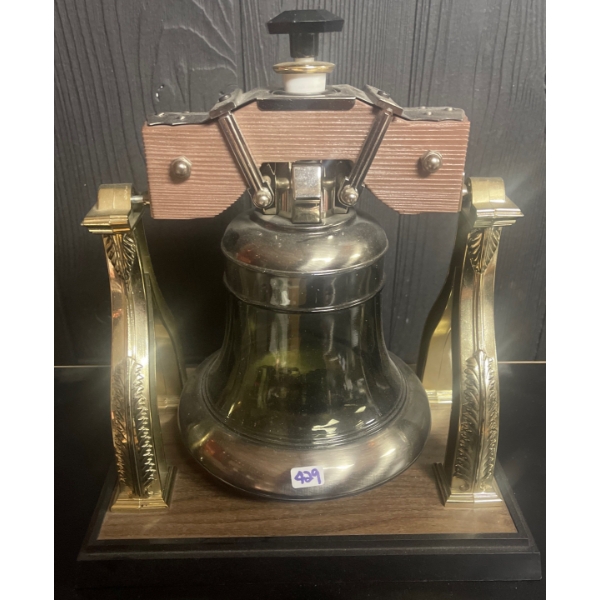 Big Bell w/ Multiple Personalities. Serves as a Dinner Bell,  Secret Down Low Decanter & Music Box