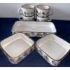 Image 5 : Vintage Earthenware Dinner Service Niderviller France In The Prunes Pattern #2