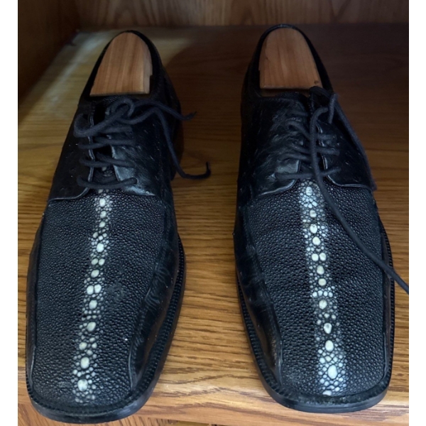 Awesome Stingray Men's Dress Shoes,  Mexico, Size 46 (11.5In Long, ~11.5/12 Mens) 