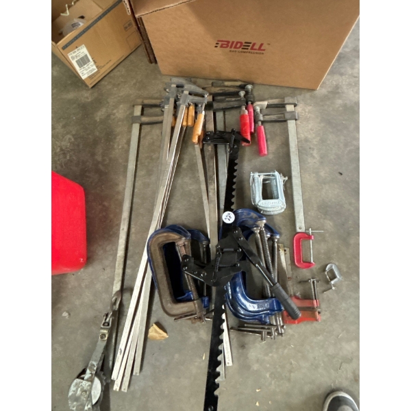 large collection of clamps c clamps for all your woodworking needs