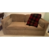Image 1 : Grrudaus Furniture - Chocolate Brown Cordoroy 2 Seater Sofa/ Hide A Bed 54x22x29