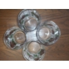 Image 3 : Vintage Cutler Stained Glass Style Rose Tumblers, Set of 4  
