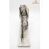 Image 5 : Hand-Carved Lion Sculpture Crafted From Natural Onyx And Marble Stone 12.5''INCHES WIDTH 