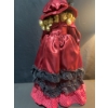 Image 4 : Engraved 1977 PARIS Made Porcelain Doll and Scarlett Friend in Period Dresses