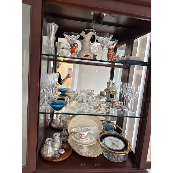 Collection glasses and Fine China
