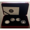 Image 1 : 2004 50 Cent Coin Set 92.5% Silver 37.2 Grams