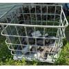 Image 2 : Pair of Large IBC Metal Tote Cages; 39inx47in, 45In Tall (One Has Is Cut Out, See pictures) 