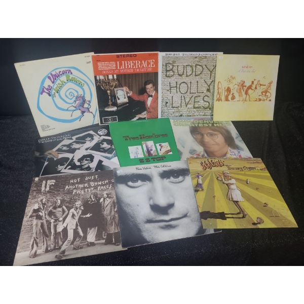 Assorted Records, Various Genres: Irish Rovers, Genesis, Lou Reed, Phil Collins and More!