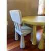 Image 2 : Playroom Essentials - Children's Round Table & Chairs 33x20 Inches