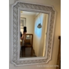 Image 1 : White Painted Wicker Mirror 26x39