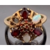 Image 1 : Stunning 10k Gold Ring w/ Various Stones (Missing One Stone) - Weighs 3.8g