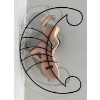 Image 2 : Chalk Plaque of Spanish Dancer in Pink Dress on Wire Frame 16H