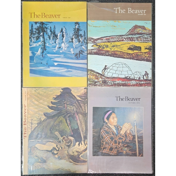 Four 'The Beaver' Canadian History Magazines, 1970s Issues