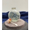 Image 3 : Landscape and Bird Snuff Bottle with Spoon 4H