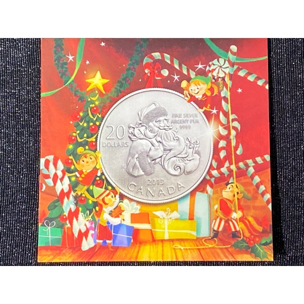 2016 $20 Fine Silver Holiday Coin