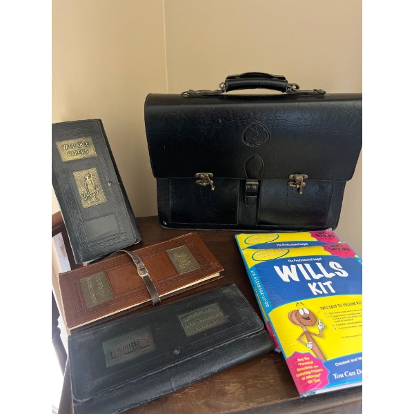  leather bound, vintage wheel kits amazing leather briefcase in very good condition and to do it you