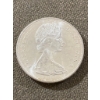 Image 2 : 1965 Canadian Silver Dollar Featuring Canoe Design and Queen Elizabeth II Portrait