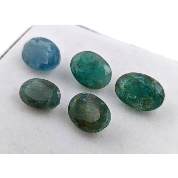 7.79 ct Certified Zambian Emerald gemstone Parcel ($11,685 Appraisal)