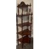 Image 2 : Victorian Etagere 5 Tier Spindle Shelf / Curio 20x14x57