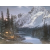 Image 2 : Numbered Print 184/650 "Mountain Majesty", Artist Fred Buchwitz, 41.5 X 33.5 Framed Under Glass 