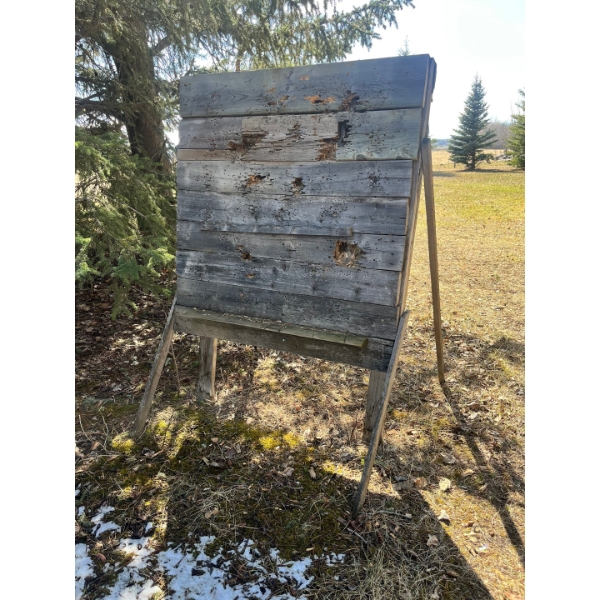 Axe Knife  throwing wood stand