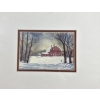 Image 3 : Pair of David Hunt Prints "December Snow" and unnamed 6Wx5H