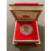 Image 1 : Canadian 1999 Lunar Rabbit Sterling Silver Coin in Original Case
