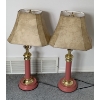 Image 1 : Pair of Pretty Pink Accent lamps 29T